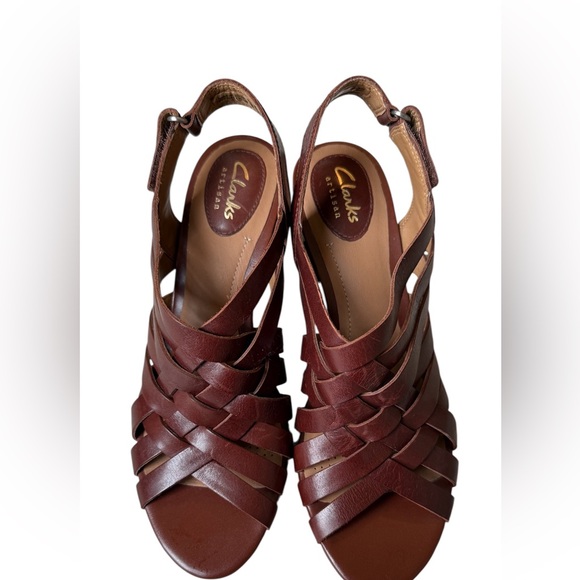 Clarks Shoes - Clarks Women's Tan Leather Sandals